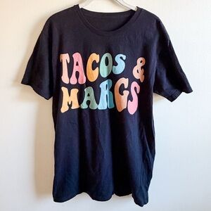Tacos & Margs Cute Colorful Graphic Tee Shirt